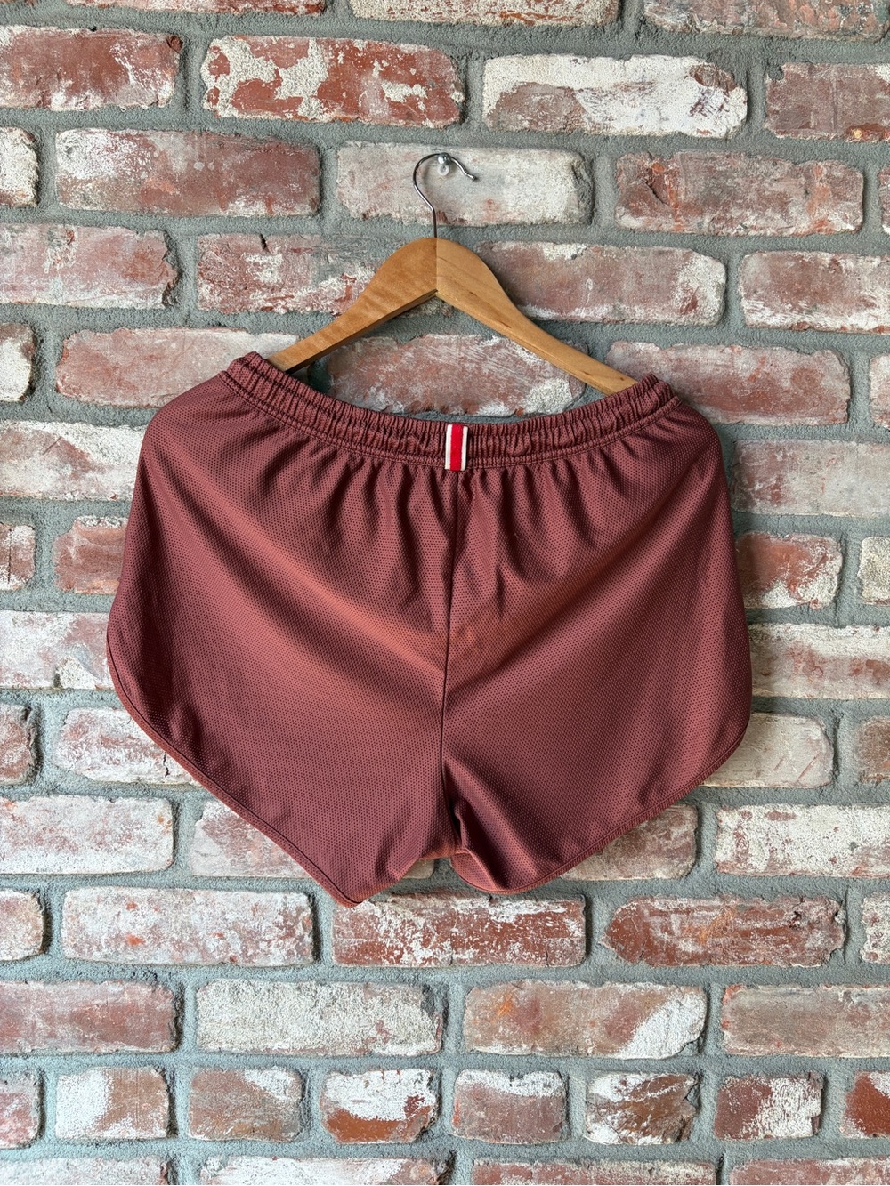 Tracksmith Men’s Rust Running Shorts with Drawstring - Picture 2 of 3